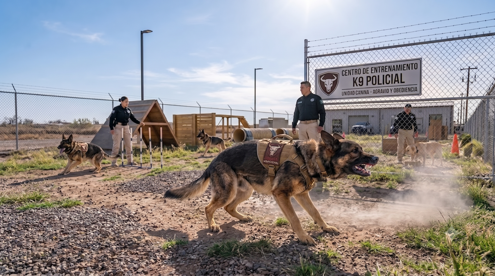 Unidad K9 Bullseye SP — perros de seguridad entrenados para empresas